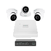 Комплект відеоспостереження на 3 камери GreenVision GV-IP-K-W81/03 5MP