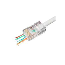 Коннектор сквозной GreenVision RJ45 Cat.5E 100 шт