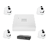 Комплект відеонагляду на 4 камери GreenVision GV-IP-K-W70/04 3MP