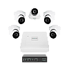 Комплект видеонаблюдения на 5 камер GreenVision GV-IP-K-W82/05 5MP