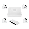Комплект відеонагляду на 4 камери GreenVision GV-IP-K-W96/4 3MP