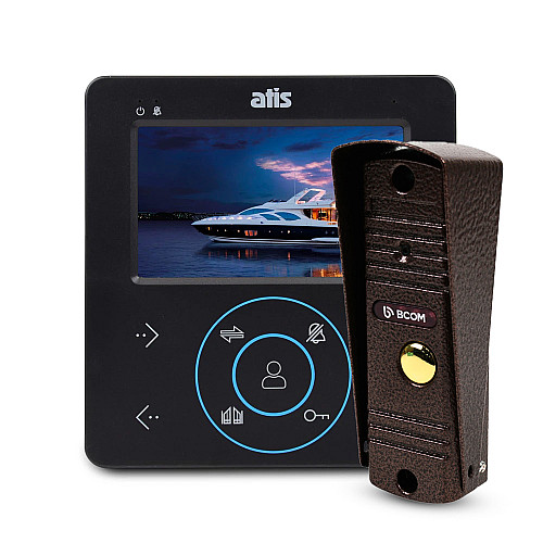 Комплект відеодомофона Atis AD-480MB і BCOM BT-305HR Cooper