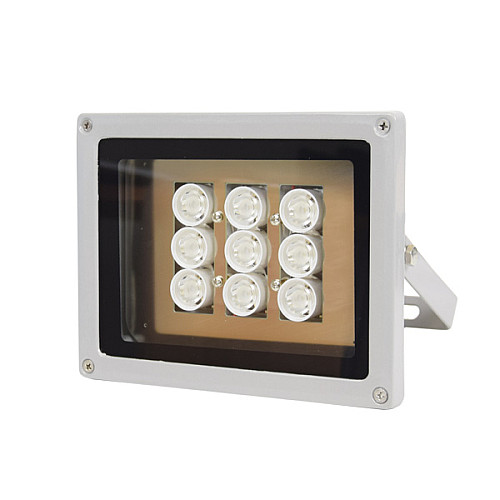 Комплект IP-відеокамера 2 Мп Dahua DH-IPC-HFW1230S1-S5 2.8 мм та ІК-прожектор Lightwell LW9-100IR45-220