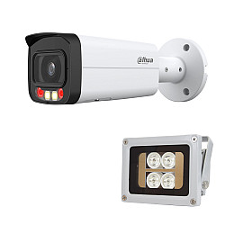 Комплект IP-відеокамера 4 Мп Dahua DH-IPC-HFW2449T-AS-IL 3.6 мм та ІК-прожектор Lightwell LW4-40IR60-12