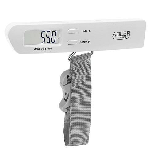 Электронные весы для багажа Adler AD 8191 до 50 кг белый