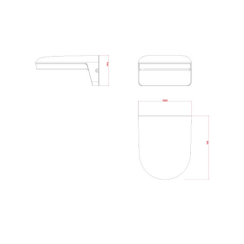 Кронштейн Provision ISR PR-WB-AG 129.5x155x74.5 мм