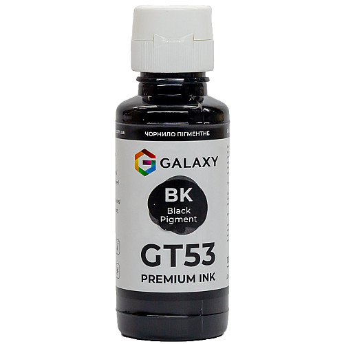 Чернила Galaxy GT53 HP 100 мл Чорний Пігмент (10506)