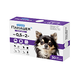 Таблетка для собак Collar Супериум Панацея противопаразитарная 0,5-2 кг 1 шт (Collar9145) (16112)