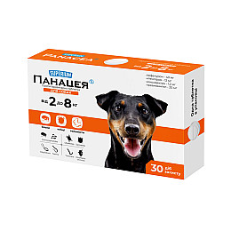 Таблетка для собак Collar Супериум Панацея противопаразитарная 2-8 кг 1 шт (Collar9146) (16114)