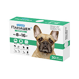 Таблетка для собак Collar Супериум Панацея противопаразитарная 8-16 кг 1 шт (Collar9147) (16116)