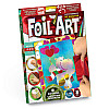 Аппликация разноцветной фольгой FOIL ART Бегемотик Dankotoys (FAR-01-02)