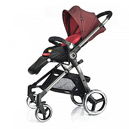 Универсальная детская прогулочная коляска "Evenflo" Vesse Red (LC839A-W8BD)