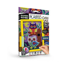 Вышивка на пластиковой канве PLASTIC CANVAS Совы Dankotoys (PC-01-01)