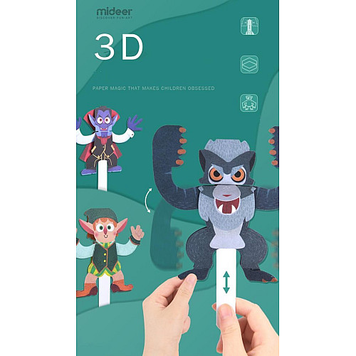 Оригамі рухомий театр 3D Зроби та оживи Mideer MD 4081