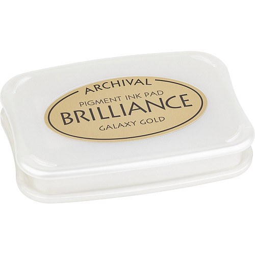 Чернильна подушечка Tsukineko Brilliance 10 x 7 см Золото 211511674