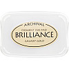 Чернильна подушечка Tsukineko Brilliance 10 x 7 см Золото 211511674