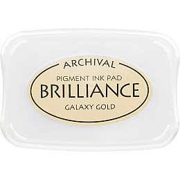 Чернильна подушечка Tsukineko Brilliance 10 x 7 см Золото 211511674