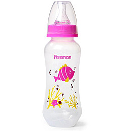 Бутылочка для кормления детская Baby Подводный мир 240 мл Fissman DP43966