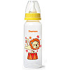 Бутылочка для кормления детская Baby Льова-акробат 240 мл Fissman DP43967