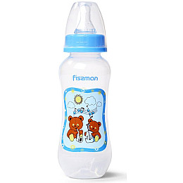 Бутылочка для кормления детская Baby Медвежата-музыканты 240 мл Fissman DP43968