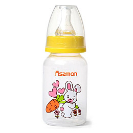 Бутылочка для кормления детская Baby Зайчик 120 мл Fissman DP43976