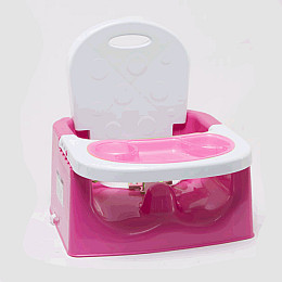 Бустер сидіння для годування No Brand Babies R Us Deluxe Booster Seat PINK1 Рожевий