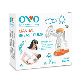 Молокоотсос механический OVO GM-10 120 мл Белый