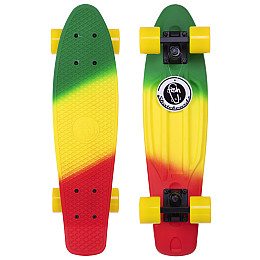 Скейтборд Penny FISH COLOR SP-Sport SK-402-11 Салатовий-жовтий-червоний