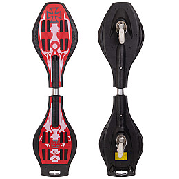 Скейтборд двоколісний RipStik роллерсерф SP-Sport SK-3557 Чорний-білий