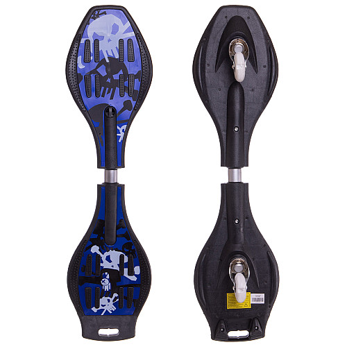 Скейтборд двухколесный RipStik роллерсерф SP-Sport SK-3558 Черный-синий