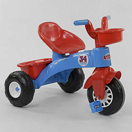 Трехколесный велосипед корзинка багажник Pilsan 50 кг Red and blue (78221)