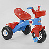 Трехколесный велосипед корзинка багажник Pilsan 50 кг Red and blue (78221)
