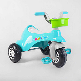 Трехколесный велосипед корзинка багажник Pilsan Magic 35 кг Turquoise (109419)