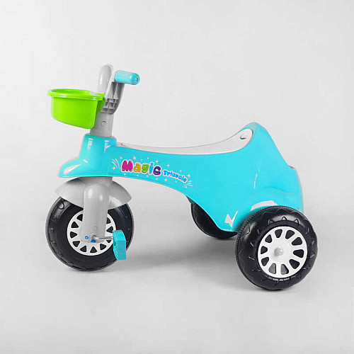 Трехколесный велосипед корзинка багажник Pilsan Magic 35 кг Turquoise (109419)