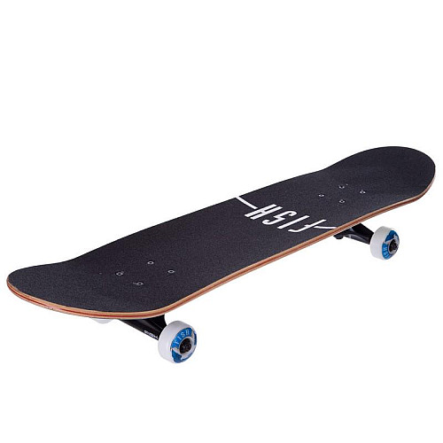 Скейтборд Fish Wolf SK-414-5 78x20x1,2 см Черный (SK000772)