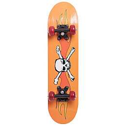 Скейтборд Mini в сборе SP-Sport SK-4932 60x15x1,2 см ORANGE (SK000773)