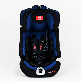 Дитяче автокрісло універсальне JOY ISOFIX 1/2/3 9-36 кг Чорне та темно-синє 80459