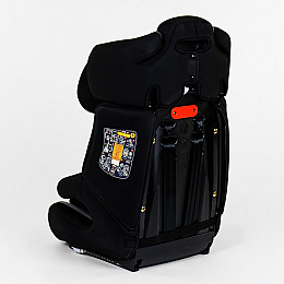 Дитяче автокрісло універсальне JOY ISOFIX 1/2/3 9-36 кг Чорне та сіре 80461