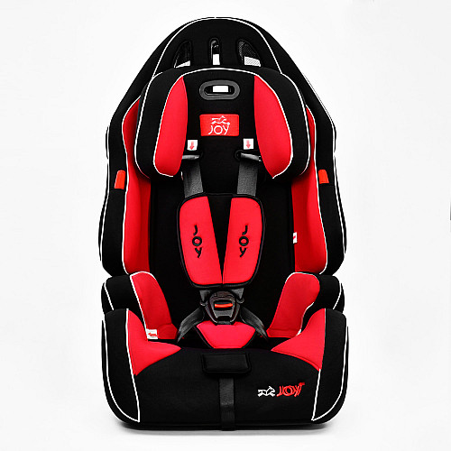 Детское автокресло универсальное с бустером JOY группа 1/2/3 9-36 кг Black and red 69078