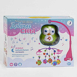 Карусель мобільна на ліжечко XangLei Toys Добрі сни 5 підвісок Різнокольоровий (108660)