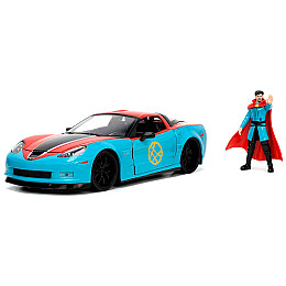 Автомодель машинка Марвел Шевроле Корвет з фігуркою Доктора Стренджа IG-OL185911 Jada