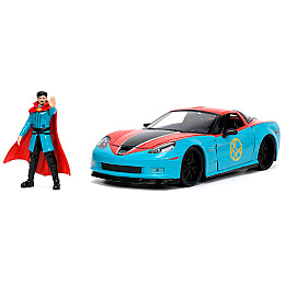 Автомодель машинка Марвел Шевроле Корвет з фігуркою Доктора Стренджа IG-OL185911 Jada