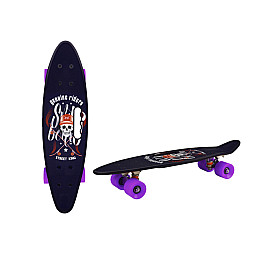 Пенни борд 24" Bambi SC20514 PU колеса с ручкой Фиолетовый
