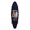 Пенни борд "Skull" 24" Bambi SC20520 с ручкой PU колеса со светом