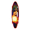 Пенни борд "Fireball" 24" Bambi SC20523 с ручкой PU колеса со светом