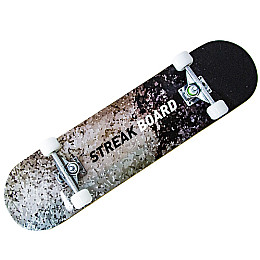 Скейтборд деревянный Sport Series StreakBoard 78 х 20 см Black and white (129436502)