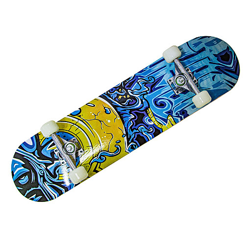 Скейтборд деревянный Sport Series Graffiti Blue 78 х 20 см Blue (857814238)