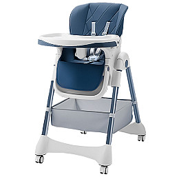 Детский стульчик для кормления складной Bestbaby BS-806 Sophie Синий (11098-63101)