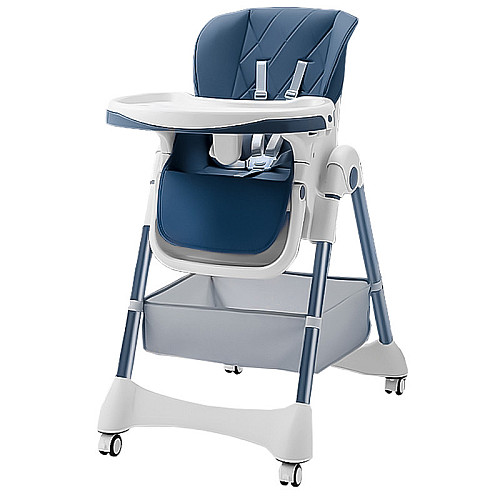 Детский стульчик для кормления складной Bestbaby BS-806 Sophie Синий (11098-63101)