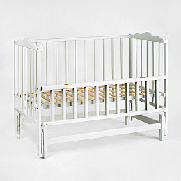 Кроватка детская с откидной боковиной Наталка Анастасия-2 120 х 60 см Grey (129955)